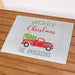 Christmas Truck Personalized Doormat - Custom Family Welcome Mat - Way Up Gifts