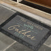 Friends and Family Gather Personalized Doormat - Custom Holiday Welcome Mat - Way Up Gifts