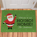 Ho Ho Home Personalized Doormat - Custom Christmas Welcome Mat - Way Up Gifts