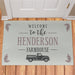 Farmhouse Personalized Doormat - Rustic Welcome Mat with Family Name - Way Up Gifts