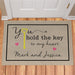 Hold the Key to My Heart Personalized Doormat - Custom Romantic Entry Mat - Way Up Gifts