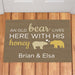 Bear and His Honey Personalized Doormat - Custom Romantic Entry Mat - Way Up Gifts