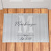 Family Initial Personalized Doormat - Custom Monogram Entry Mat - Way Up Gifts
