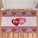 Family Hearts Personalized Doormat - Custom Home Entry Mat - Way Up Gifts