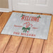 Candy Canes Personalized Doormat - Custom Christmas Entry Mat - Way Up Gifts