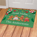 Sweet Wishes Gingerbread Personalized Doormat - Custom Christmas Mat - Way Up Gifts