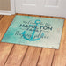 Happy Place Personalized Welcome Mat - Custom Anchor Entry Mat with Message - Way Up Gifts