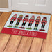 Nutcracker Personalized Doormat - Custom Holiday Entry Mat - Way Up Gifts