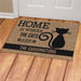 Home Is Where the Cats Are Personalized Doormat - Custom Cat Entry Mat - Way Up Gifts