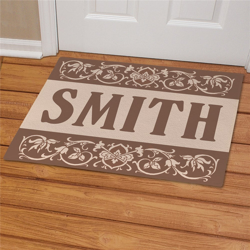 Our Family Personalized Welcome Mat - Custom Family Entry Mat - LED Gift Works