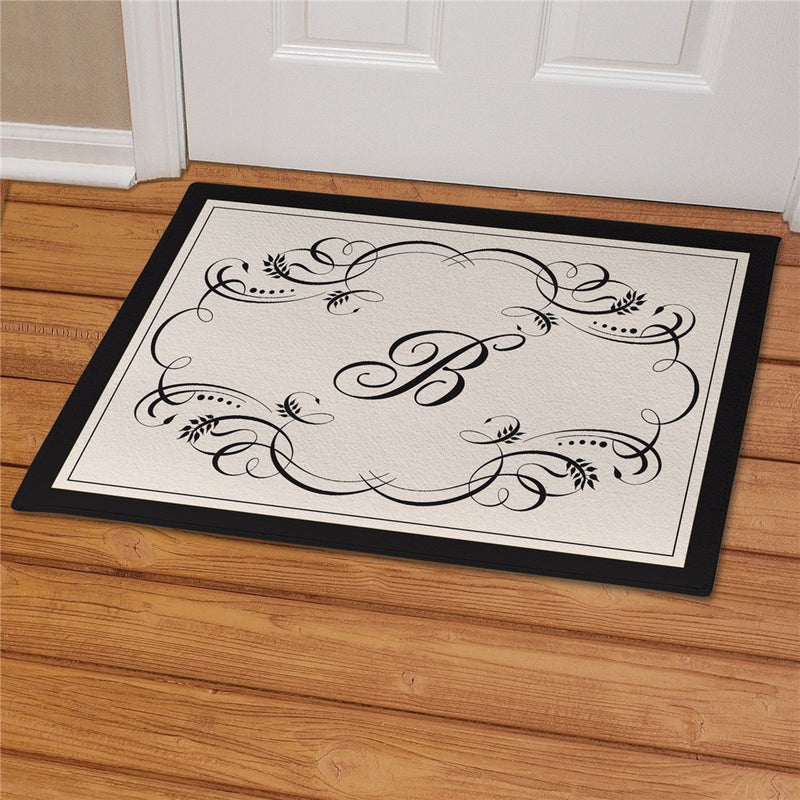 Monogram Personalized Doormat - Custom Initial Welcome Mat - LED Gift Works