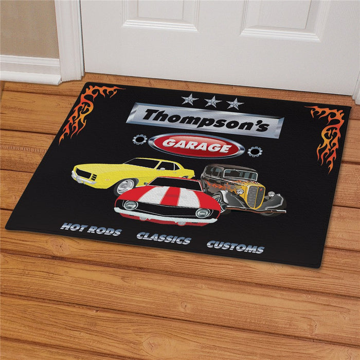 My Garage Personalized Doormat - Custom Workshop Entry Mat - Way Up Gifts