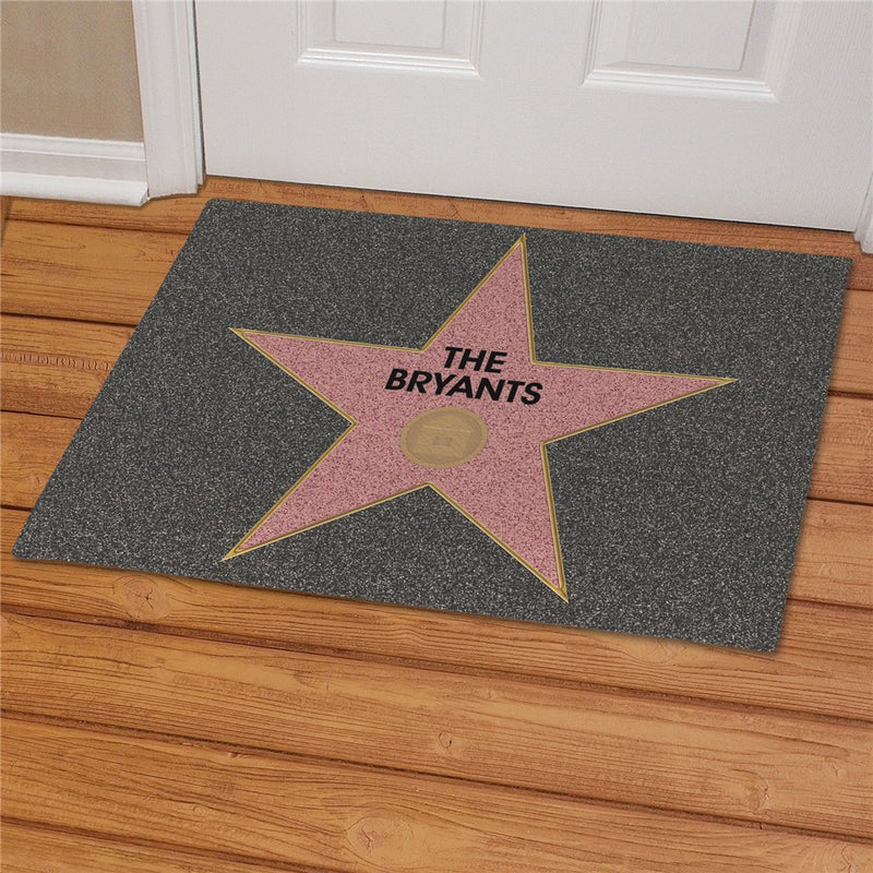 Walk of Home Personalized Doormat - Custom Family Welcome Mat - LED Gift Works