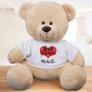 Love You More Teddy Bear with Custom Name - Personalized Gift for Her or Him - LED Gift Works