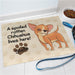 Chihuahua Spoiled Here Personalized Doormat - Custom Pet Welcome Mat - Way Up Gifts