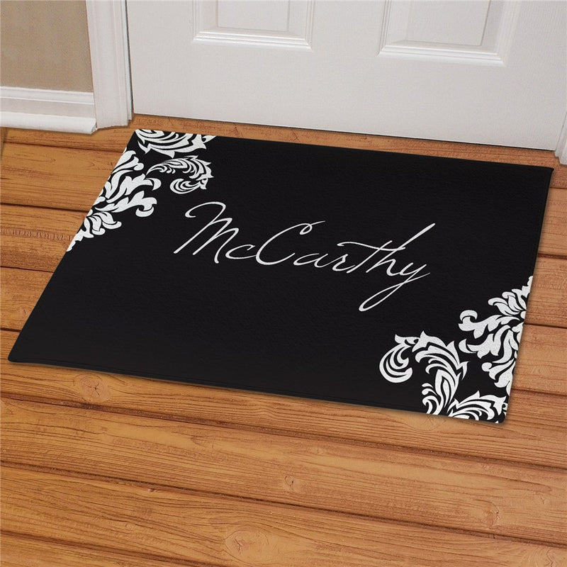 Family Name Personalized Welcome Mat - Custom Printed Doormat - LED Gift Works