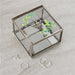 Personalized Wreath Design Glass Jewelry Box - Custom Name Box - Way Up Gifts