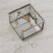 Personalized Initial Glass Jewelry Box - Custom Name Jewelry Box - Way Up Gifts