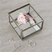 Personalized Pink Glitter Floral Initial Jewelry Box - Custom Floral Box - Way Up Gifts