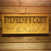 Personalized Cabin Custom Wood Sign 3D Engraved Wall Plaque - Way Up Gifts