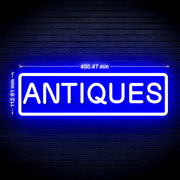 Antiques Flex Silicone LED Sign (Neon-Style, LED Technology) - LED Gift Works