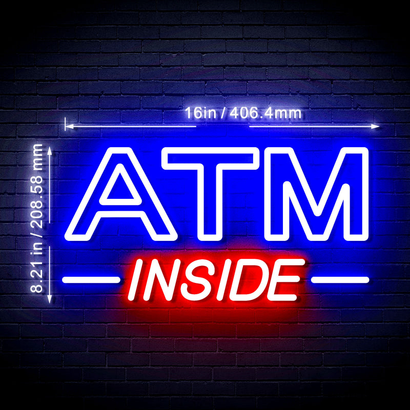 ATM Inside Flex Silicone LED Sign (Neon-Style, LED Technology) - LED Gift Works