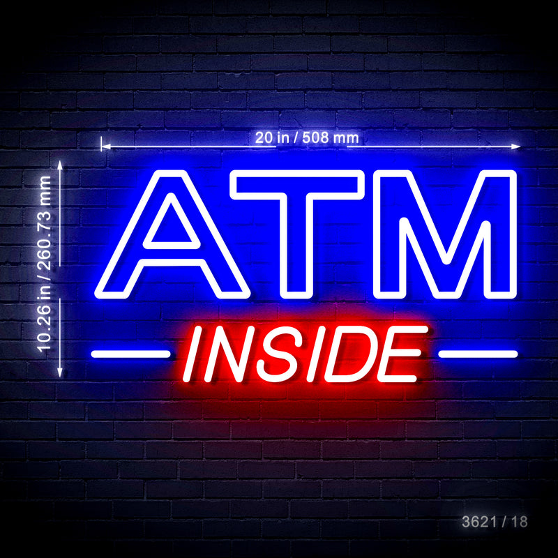 ATM Inside Ultra-Bright LED Sign with Remote (Neon-Style, LED Technology) - LED Gift Works