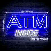 ATM Inside Ultra-Bright LED Sign with Remote (Neon-Style, LED Technology) - LED Gift Works
