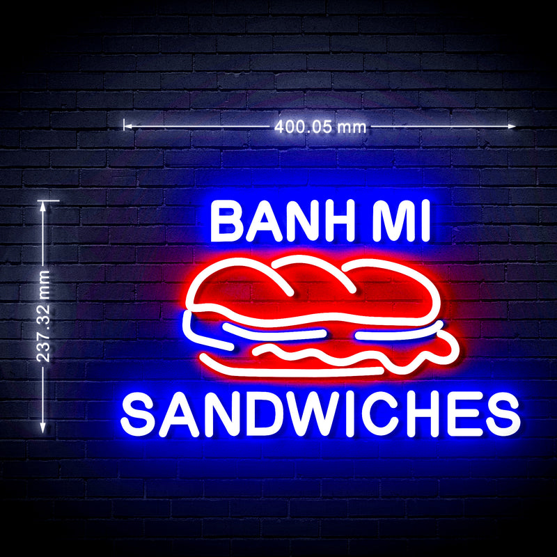 Vietnamese Banh Mi Sandwiches Flex Silicone LED Sign (Neon-Style, LED Technology) - LED Gift Works