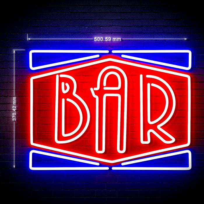 Bar Sign Ultra-Bright LED Sign with Remote (Neon-Style, LED Technology) - Way Up Gifts