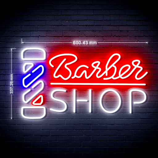 Barber Shop Pole Ultra-Bright LED Sign with Remote (Neon-Style, LED Technology) - Way Up Gifts