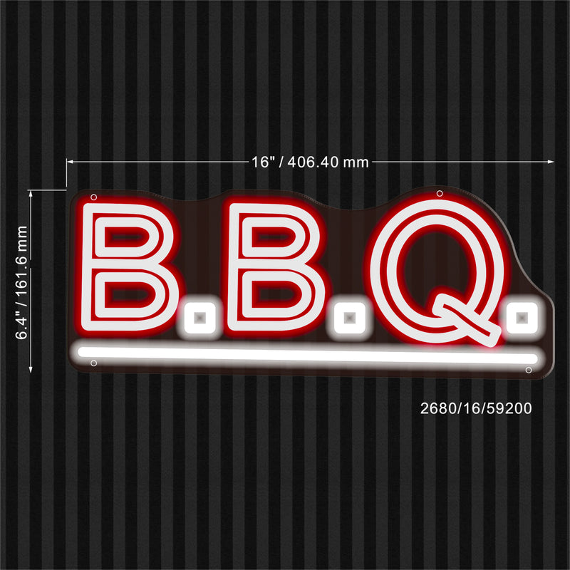 BBQ Flex Silicone LED Sign (Neon-Style, LED Technology) - LED Gift Works