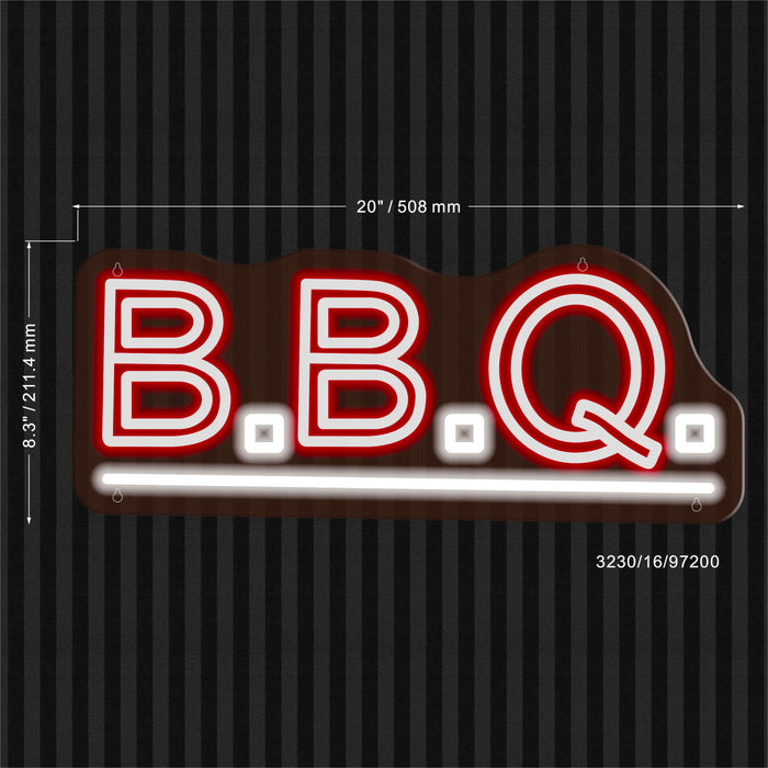 BBQ Ultra-Bright LED Sign with Remote (Neon-Style, LED Technology) - Way Up Gifts