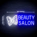 Butterfly Beauty Salon Ultra-Bright LED Sign with Remote (Neon-Style, LED Technology) - Way Up Gifts