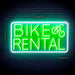 Bike Rental Ultra-Bright LED Sign with Remote (Neon-Style, LED Technology) - Way Up Gifts
