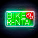 Bike Rental Ultra-Bright LED Sign with Remote (Neon-Style, LED Technology) - Way Up Gifts