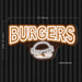 Hamburgers Burgers Ultra-Bright LED Sign with Remote (Neon-Style, LED Technology) - Way Up Gifts