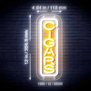 Vertical Cigars Flex Silicone LED Sign (Neon-Style, LED Technology) - LED Gift Works