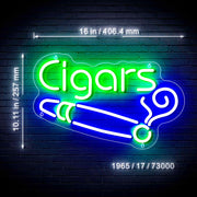 Cigars Flex Silicone LED Sign (Neon-Style, LED Technology) - LED Gift Works