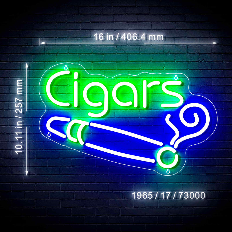 Cigars Flex Silicone LED Sign (Neon-Style, LED Technology) - LED Gift Works