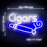 Cigars Flex Silicone LED Sign (Neon-Style, LED Technology) - LED Gift Works