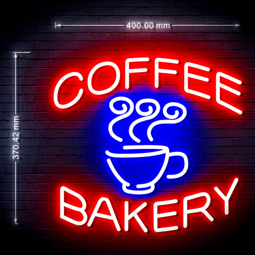 16" Coffee Bakery Shop Flex Silicone LED Sign (Neon-Style, LED Technology) - Way Up Gifts