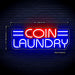 Coin Laundry Ultra-Bright LED Sign with Remote (Neon-Style, LED Technology) - Way Up Gifts
