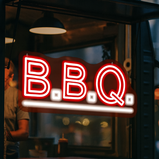 BBQ Ultra-Bright LED Sign with Remote (Neon-Style, LED Technology) - Way Up Gifts