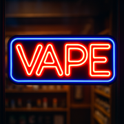 24" Vape Ultra-Bright LED Sign with Remote (Neon-Style, LED Technology) - LED Gift Works