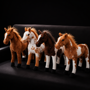 Big Lifelike Horse Stuffed Animal Realistic Plush Toy - LED Gift Works