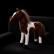 Big Lifelike Horse Stuffed Animal Realistic Plush Toy - LED Gift Works