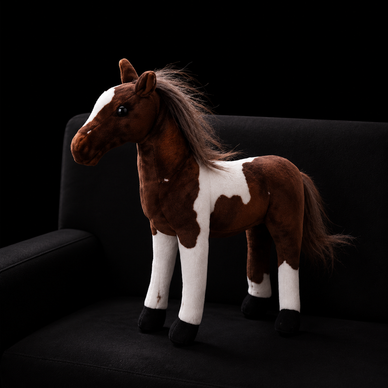 Big Lifelike Horse Stuffed Animal Realistic Plush Toy - LED Gift Works