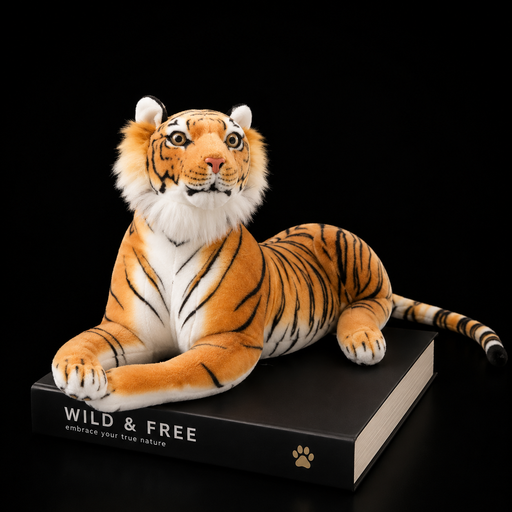 Big Stuffed Animal Bengal Tiger Plush Toy - LED Gift Works