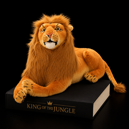 Lion Stuffed Animal Lifelike Plush - LED Gift Works
